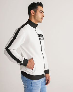 riiii Men's Stripe-Sleeve Track Jacket