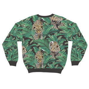 Custom designed leopard sweatshirt - Riri Marie    AOP Crew Sweatshirt wc-fulfillment Riri Marie 