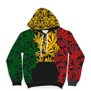 Custom designed leaf hoodie - Riri Marie    AOP Hoodie wc-fulfillment Riri Marie 