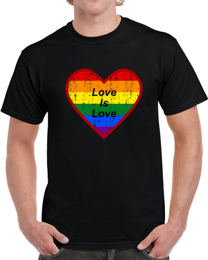 Love Is Love T Shirt - Riri Marie Classic / Black / Small Classic Black T-Shirt Tshirtgang Riri Marie 