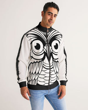 owl Men's Stripe-Sleeve Track Jacket
