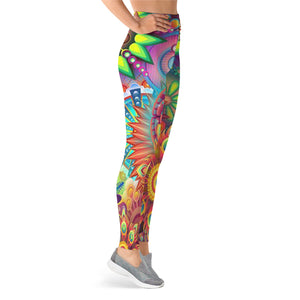 psychedelic premium leggings yoga pants workout pants perfect fashion statement great gift - Riri Marie    Fashion Leggings wc-fulfillment Riri Marie 