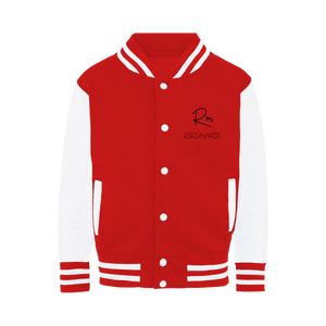 Riri Marie Varsity Jacket - Riri Marie Fire Red / White / XS Fire Red / White XS Apparel alloverprint.it Riri Marie 