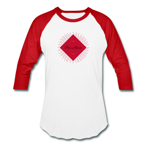 red and white baseball tee - Riri Marie    Baseball T-Shirt SPOD Riri Marie 