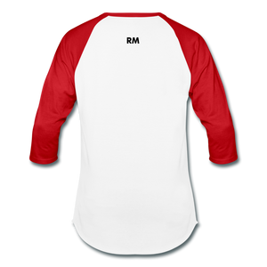 red and white baseball tee - Riri Marie    Baseball T-Shirt SPOD Riri Marie 