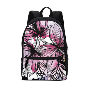 Butterflies &  flowers Small Canvas Backpack - Riri Marie    accessories Riri Marie  Riri Marie 