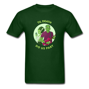 Till death do us apart Men's T-Shirt Frankenstein tee - forest green