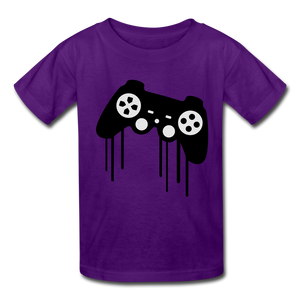 Kids' T-Shirt gamer controller - Riri Marie purple / S purple S Kids' T-Shirt SPOD Riri Marie 