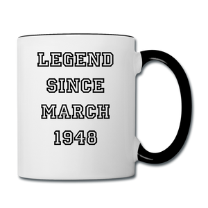 Legend 1948 Contrast Coffee Mug - Riri Marie white/black white/black  Contrast Coffee Mug SPOD Riri Marie 