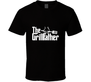 The Grillfather T Shirt - Riri Marie Classic / Black / Small Classic Black T-Shirt Tshirtgang Riri Marie 