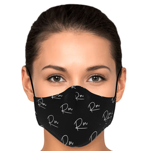 fashion face mask comes with 2 filters