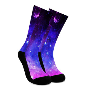 Pink Galaxy - Crew Socks