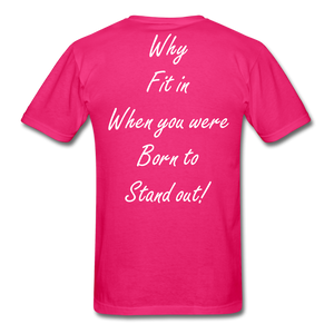 Pineapple why fit in  T-Shirt dr Seuss - Riri Marie fuchsia / S fuchsia S Men's T-Shirt SPOD Riri Marie 