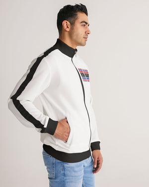 Men's Stripe-Sleeve Track Jacket