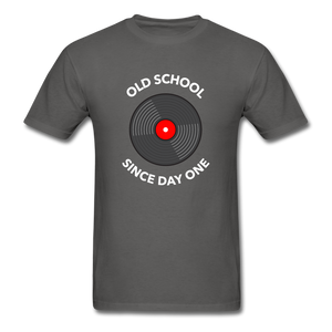Old school since day one Men’s T-shirt hip hop - charcoal