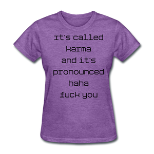 Women's T-Shirt - Riri Marie purple heather / S purple heather S Women's T-Shirt SPOD Riri Marie 