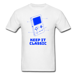 Keep it classic Men's T-Shirt gamers tee - white