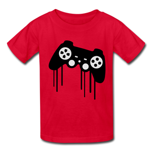 Kids' T-Shirt gamer controller - Riri Marie red / S red S Kids' T-Shirt SPOD Riri Marie 