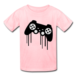 Kids' T-Shirt gamer controller - Riri Marie pink / S pink S Kids' T-Shirt SPOD Riri Marie 
