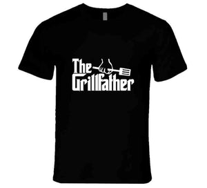 The Grillfather T Shirt - Riri Marie Premium / Black / Small Premium Black T-Shirt Tshirtgang Riri Marie 