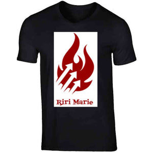 Riri T Shirt - Riri Marie V-Neck / Black / Small V-Neck Black T-Shirt Tshirtgang Riri Marie 
