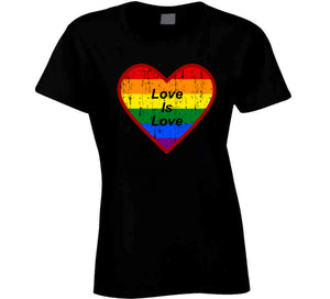 Love Is Love T Shirt - Riri Marie Ladies / Black / Small Ladies Black T-Shirt Tshirtgang Riri Marie 