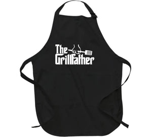 The Grillfather Hoodie - Riri Marie Apron / Black / Large Apron Black T-Shirt Tshirtgang Riri Marie 