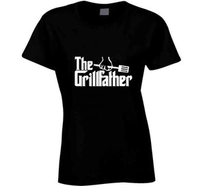 The Grillfather Hoodie - Riri Marie Ladies / Black / Small Ladies Black T-Shirt Tshirtgang Riri Marie 