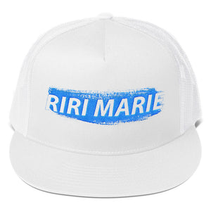 Trucker Cap: Keep It Simple black and white - Riri Marie White White   Riri Marie  Riri Marie 