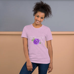 purple rose soft Short-Sleeve Unisex T-Shirt - Riri Marie Heather Prism Lilac / S Heather Prism Lilac S  Riri Marie  Riri Marie 