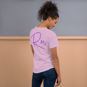 purple rose soft Short-Sleeve Unisex T-Shirt - Riri Marie     Riri Marie  Riri Marie 
